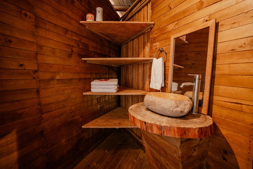 Glamping de dos pisos 4
