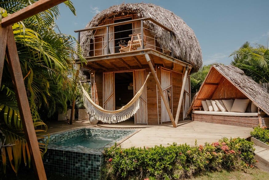 Glamping de dos pisos 5