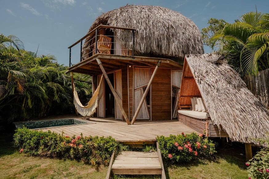 Glamping de dos pisos 6