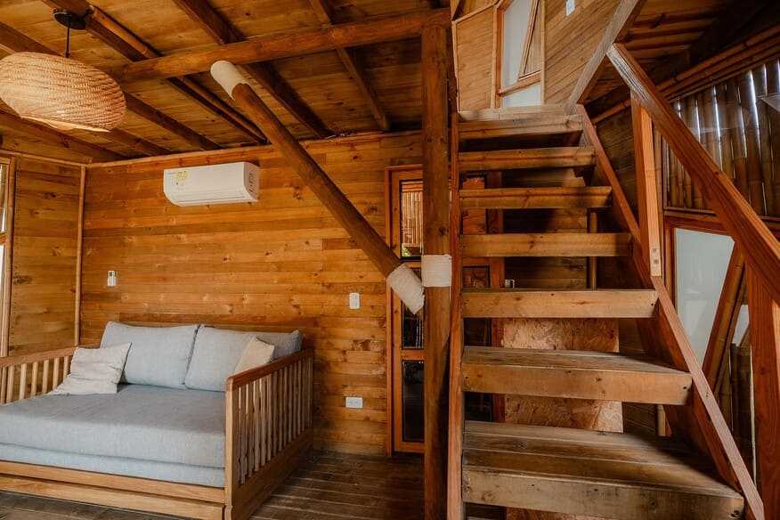 Glamping de dos pisos 11